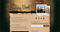 Desktop Screenshot of holidayband.com